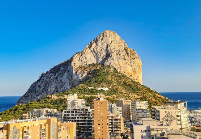 Vistas al peñón de Ifach desde el apartamento.