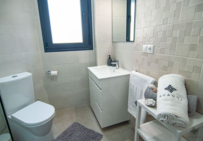 Baño apartamento vistas Calpe