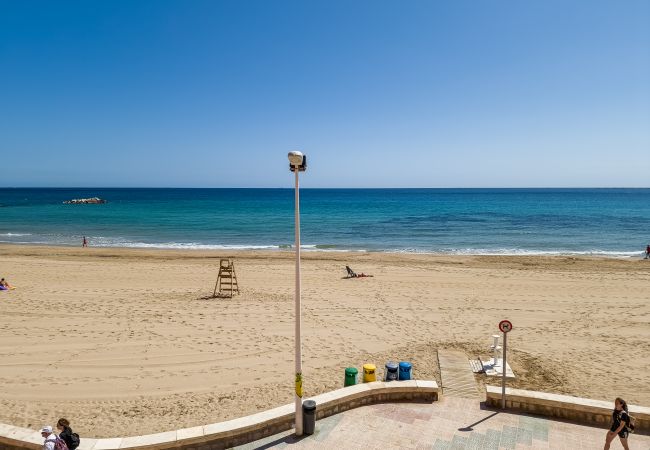 Vistas al mar y playa Arenal Bol Calpe