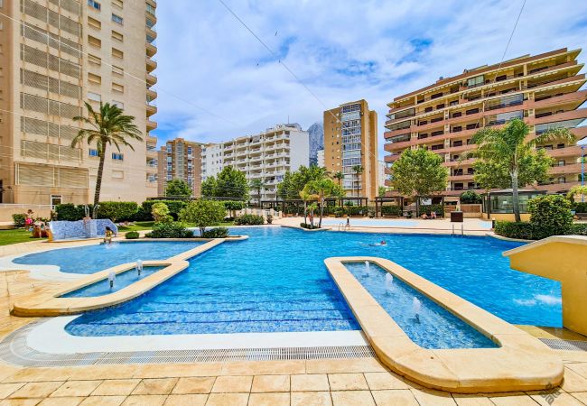 Communal swimming pool.